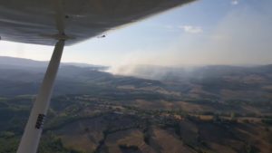 Allarme incendi: roghi in provincia di Siena - LE IMMAGINI