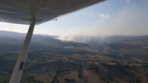 Allarme incendi: roghi in provincia di Siena - LE IMMAGINI