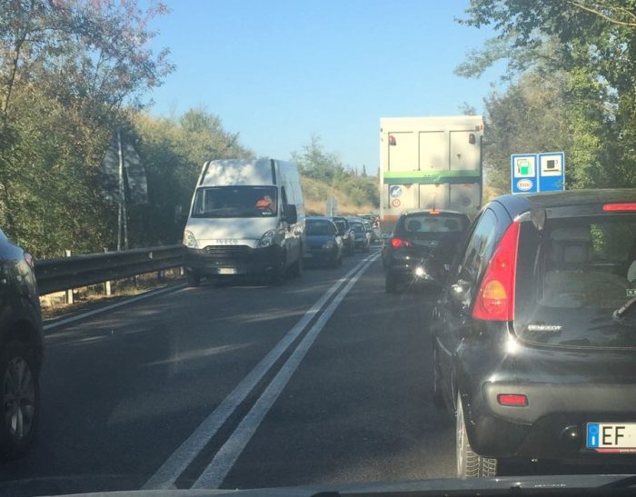 Autopalio: code di km per lavori sulla Siena - Firenze, chiusa l'uscita di Impruneta