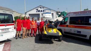 Croce Rossa di Siena in trasferta per supportare i colleghi di Pesaro