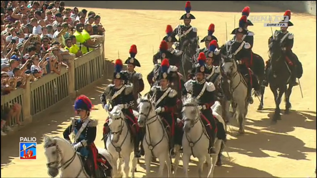 Drappello Carabinieri a Cavallo 16082017