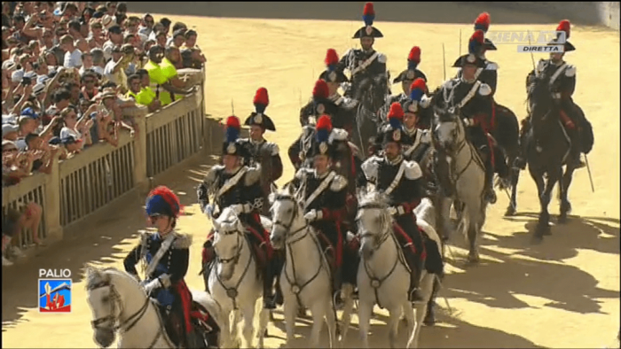 Drappello Carabinieri a Cavallo 16082017