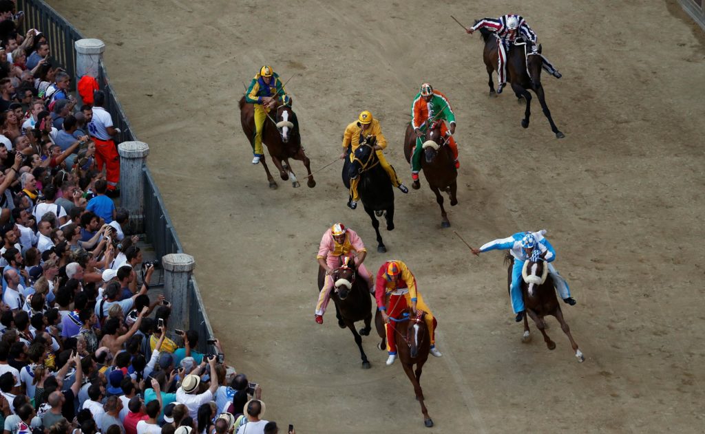 Sanzioni definitive Palii 2018: Tartuca 2 carriere di stop, Nicchio una