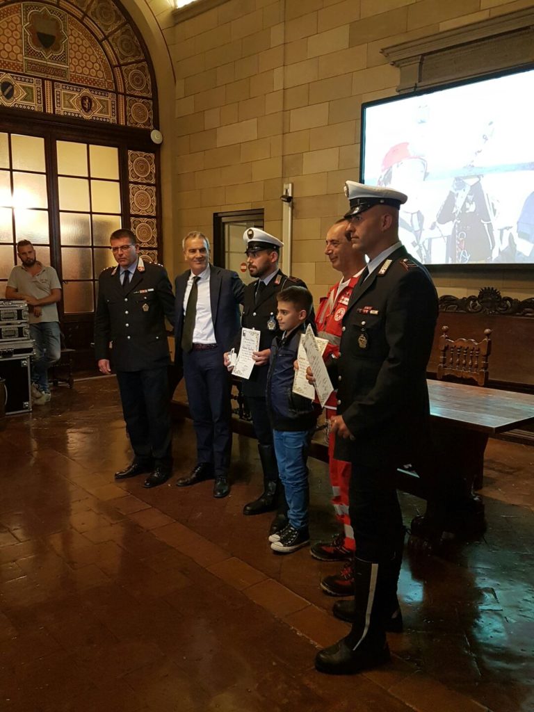 Incendio della Torre del Mangia, consegnati i riconoscimenti