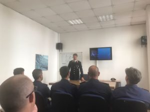 Prefetto e Questore di Siena in visita alla Sezione Polizia Stradale