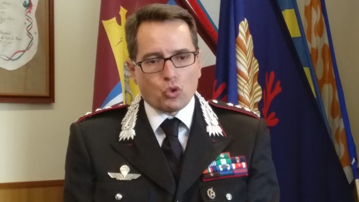 Il colonnello Stefano Di Pace &egrave; il nuovo comandante provinciale dei carabinieri