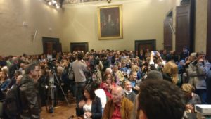 Libro David Vecchi, sala di Palazzo Patrizi gremita