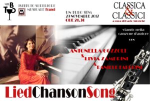 "Classica & Classici", UnTubo Jazz Club ospita il concerto "LiedChansonSong"