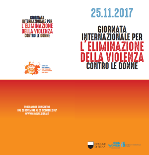 Continuano a Siena gli eventi della Giornata internazionale per l'eliminazione della violenza sulle donne
