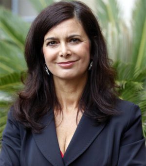 La presidente della Camera Laura Boldrini a Siena per presentare il suo libro "La comunit&agrave; possibile. Una nuova rotta per il futuro dell'Europa "