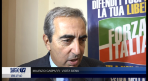 Maurizio Gasparri visita Siena