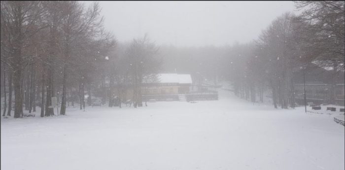Monte Amiata, la neve protagonista di questo inizio settimana