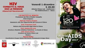 HIV, una giornata di sensibilizzazione al Santa Chiara Lab di Siena in occasione della Giornata mondiale per la lotta all&rsquo;AIDS