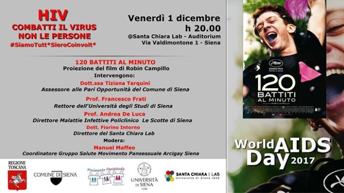 HIV, una giornata di sensibilizzazione al Santa Chiara Lab di Siena in occasione della Giornata mondiale per la lotta all&rsquo;AIDS