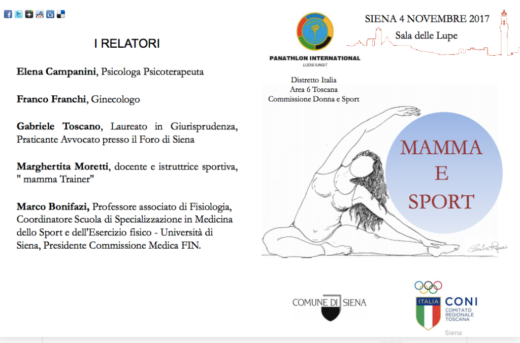 "Mamma e sport" con la campionessa Josefa Idem