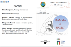 "Mamma e sport" con la campionessa Josefa Idem