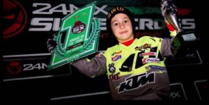 Castelnuovo festeggia Niccolò Mannini, piccolo motociclista Campione Toscano 2017