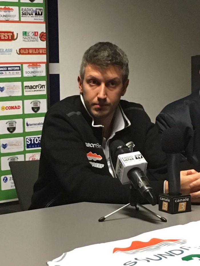 Mens Sana-Casale, il commento di coach Mecacci: "Partita di grandissima energia"