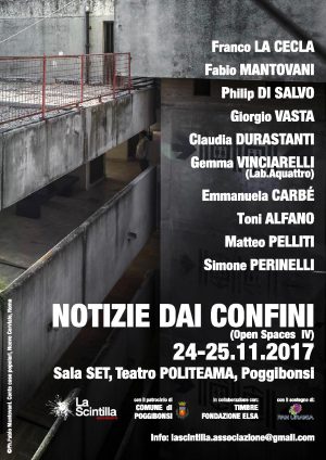 "Notizie dai confini", a Poggibonsi artisti e studiosi raccontano l'evoluzione degli spazi urbani