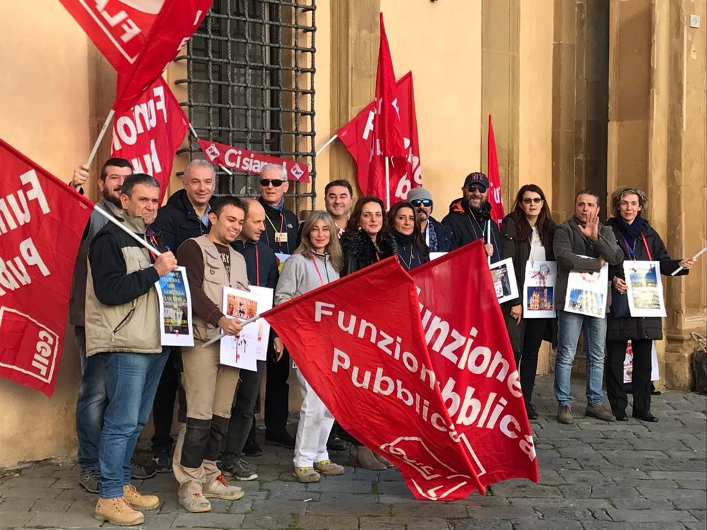 Opa: Questa mattina si &egrave; svolto un presidio dei lavoratori