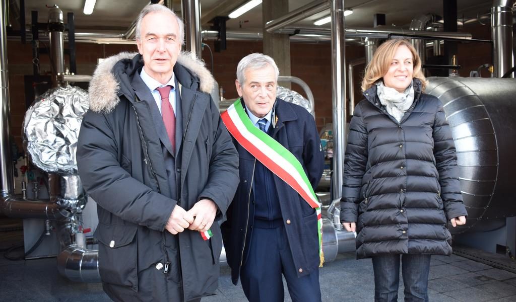 Piancastagnaio, inaugurato il teleriscaldamento geotermico a "La Rota"