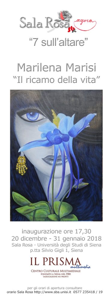 L'intreccio dei colori protagonista nella mostra di Marilena Marisi "il ricamo della vita"