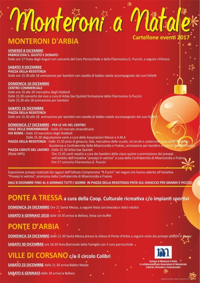 A Monteroni il Natale si aspetta in piazza