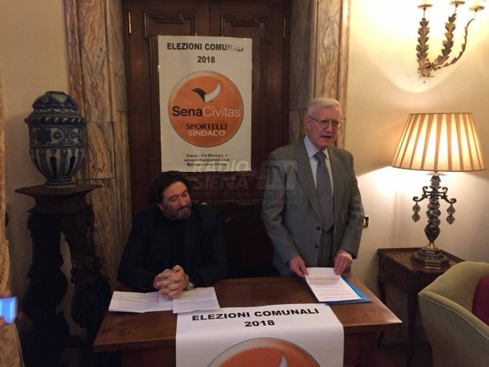 Sportelli presenta la lista dei candidati per Sena Civitas in vista delle amministrative
