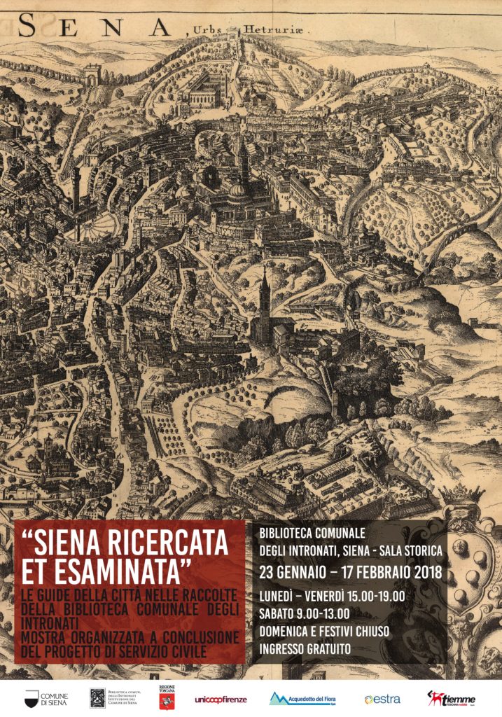 "Siena ricercata et esaminata", le guide della città in mostra alla Biblioteca degli Intronati