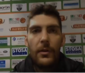 Mens Sana, Casella: "Grande voglia di rifarci contro Casale"