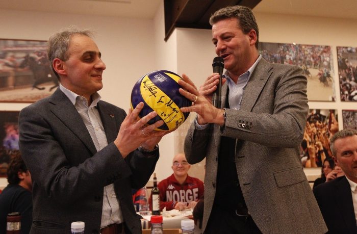 Emma Villas ospite a cena nella Torre, Bisogno: "Splendida serata"