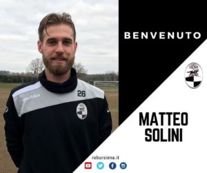 Ufficiale, Solini è un nuovo giocatore della Robur