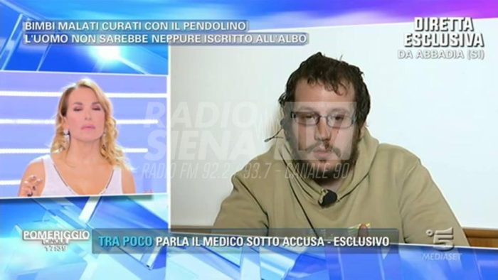 Il caso dei medici col pendolino di Abbadia San Salvatore finisce da Barbara D'Urso