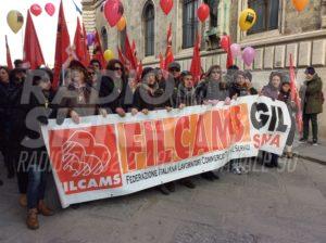 Sciopero e presidio a Sinalunga per i Lavoratori COOPLAT in appalto per COOP CENTRO ITALIA