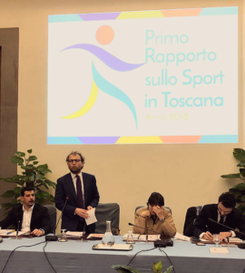 Presentato alla presenza del Ministro Lotti il Primo Rapporto sullo Sport in Toscana