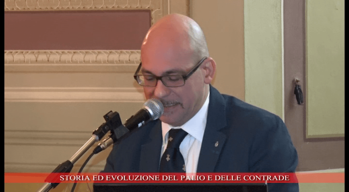 Domani alle 22.45 su Siena Tv la conferenza "Origini storiche del Palio e delle contrade fino al primo Palio alla Tonda"
