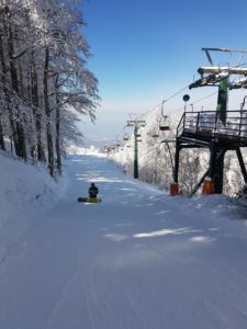 Si continua a sciare all'Amiata: la neve è alta 2 metri