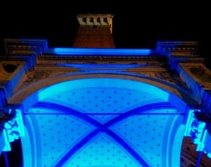 Giornata Mondiale diritti infanzia e adolescenza, la Cappella di Piazza del Campo si illumina di blu