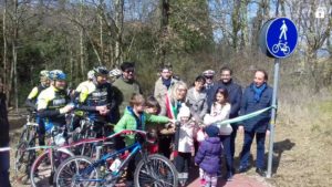 Inaugurata la pista ciclabile-pedonabile la Tognazza-San Martino