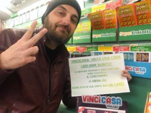 Colpo grosso al VinciCasa, Corbini ricevitoria Il Chicchero: "Non so chi sia il fortunato"