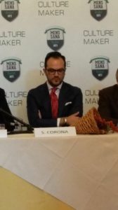 Mens Sana, in corso la presentazione del nuovo direttore del marketing Stefano Corona