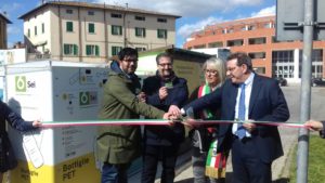 Monteriggioni &egrave; il primo dei 105 comuni di Ato Sud ad inaugurare gli eco-compattatori