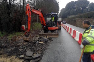 Cassia Nord Fontebecci-Il Braccio, attivo h24 il semaforo per il senso unico alternato