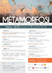 "Metamorfosi", gli ultimi impegni sempre all'insegna del Teatro Sociale