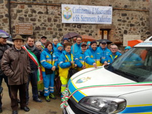 Donato un nuovo mezzo di trasporto per la Misericordia di Radicofani