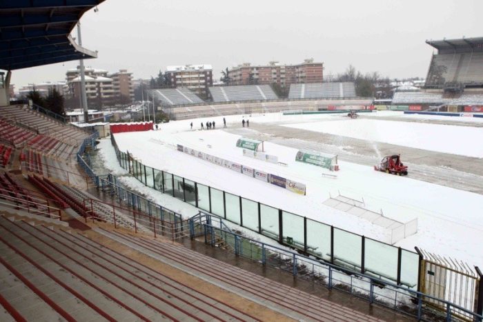 Rinviata per neve Pro-Piacenza Robur