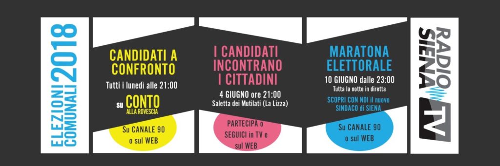 Candidati a Confronto: stasera alle 21 su Siena Tv l'ultimo faccia a faccia tra De Mossi e Piccini