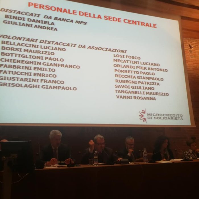Microcredito di Solidariet&agrave;, 767mila gli euro erogati nel 2017 ad aziende e famiglie in difficolt&agrave;