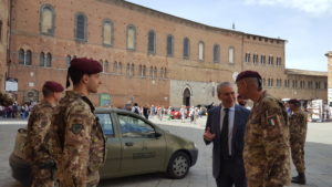 Sottoscritte le nuove consegne per i militari impiegati a Siena nell”Operazione strade sicure”