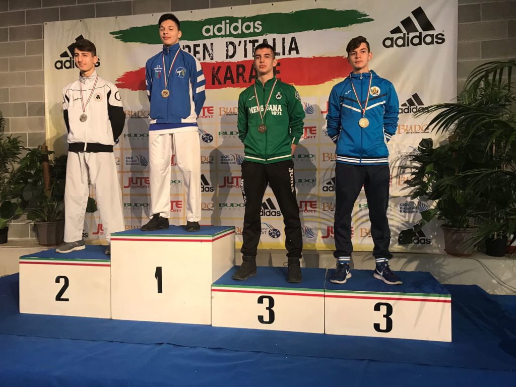 Mens Sana Karate, Cesare Banfi terzo agli Open d’Italia